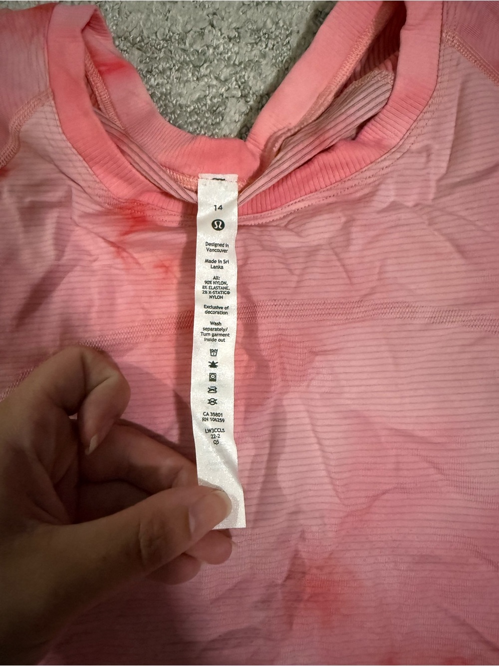 Lululemon Swiftly Tech Size 14 - Picture 3 of 4
